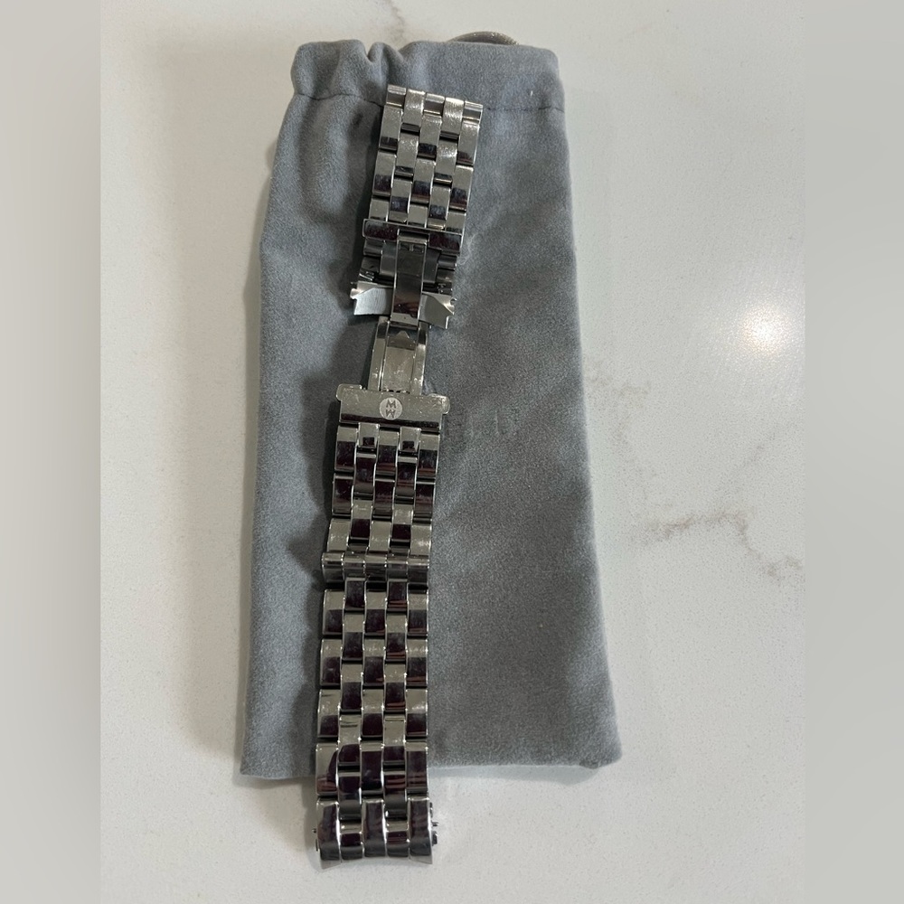 MICHELE Ladies sport sail stainless steel watch bracelet- MS20CX235009. 20mm